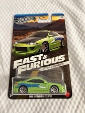 Fast And Furious Hot Wheels Silver Series 1995 Mitsubishi Eclipse Bryan O'conner