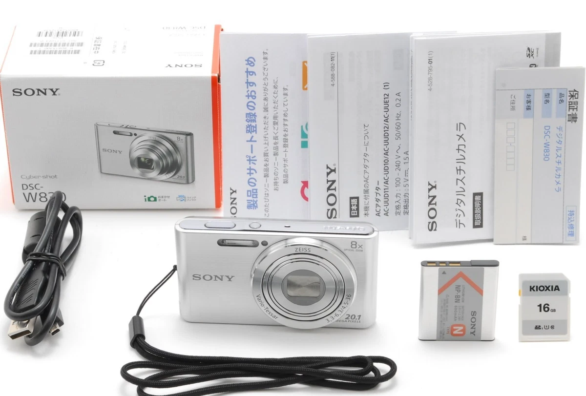 Sony Cyber-shot DSC-W830 5-9.9x Digital Zoom Digital Cameras for