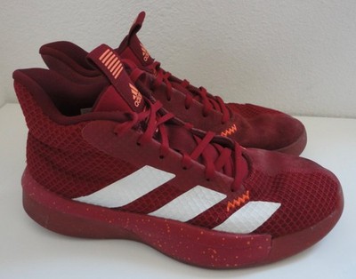 Adidas Mens Pro Next 2019 Scarlet Mens Basketball Shoes Sneakers Red Size 12