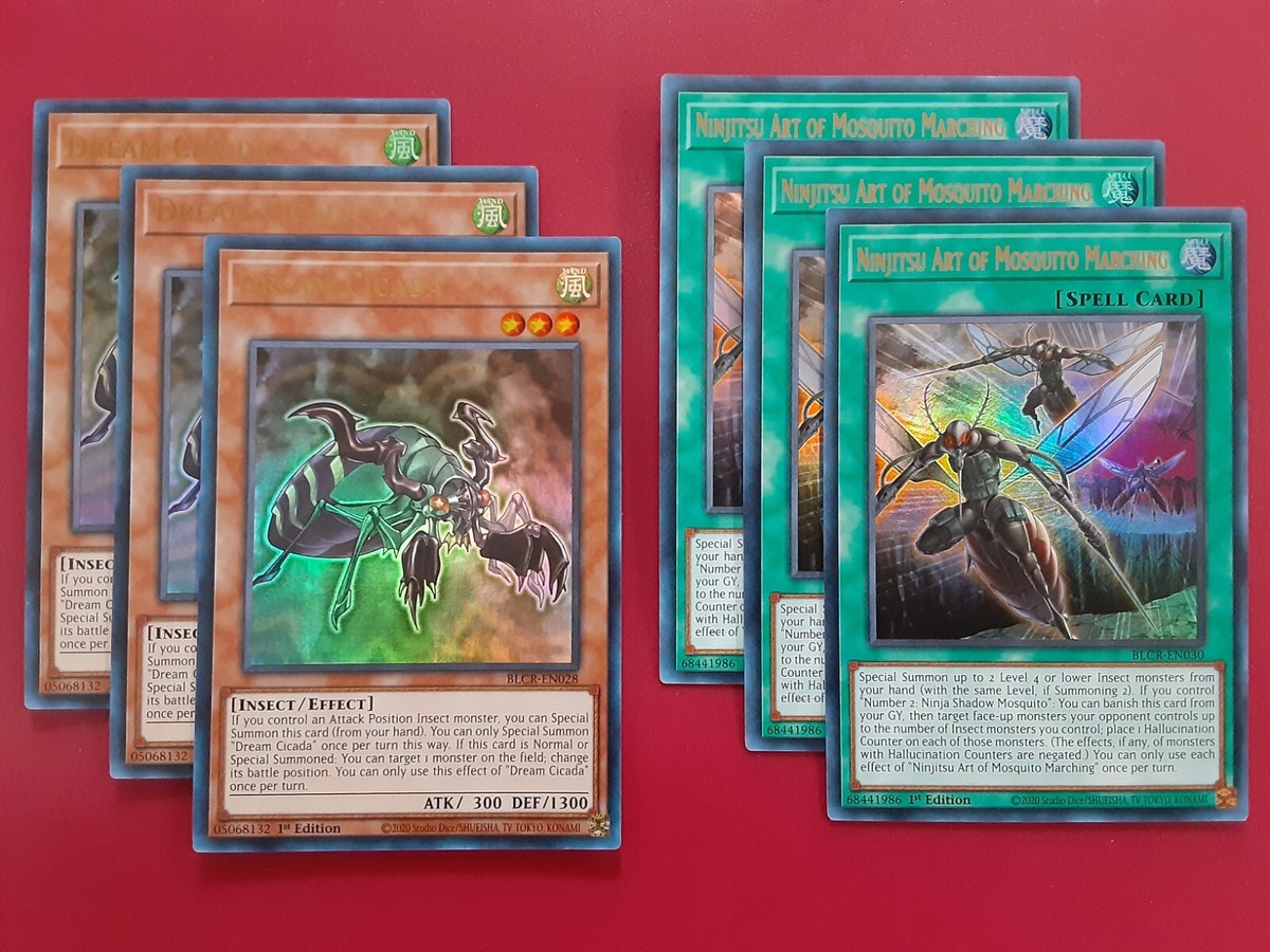 Yugioh Digital Bug Deck 57 Card Insect Cicada King Oily Budget Tournament  Ready