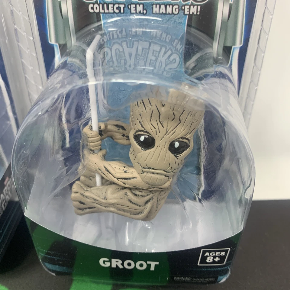 NECA Scalers Marvel Groot Rocket Mapache Guardianes de la Galaxia Lote de 2 Foto 3 de 4
