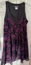 The Pyramid Collection Purple And Black Dress