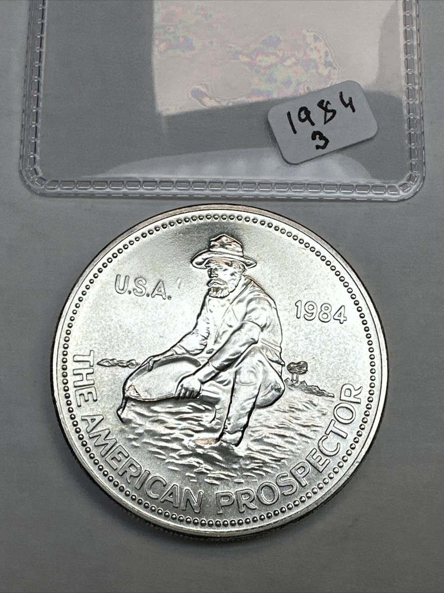 Vintage 1984 American Prospector Engelhard 1 Troy OZ. .999+ Fine