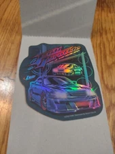 2002 Prism Vending Machine Sticker NOS. -  ZUM SPEED. FULL THROTTLE.  STJ