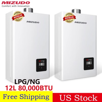 Mizudo Indoor Electric Tankless Water Heater Propane Water Heater