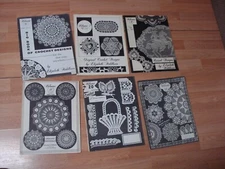 Crochet Designs by Elizabeth Hiddleson Lot of 6