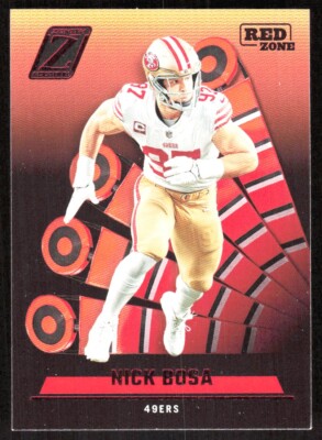 2021 9166E PANINI ZENITH RED ZONE Nick Bosa San Francisco 49ers #NO.