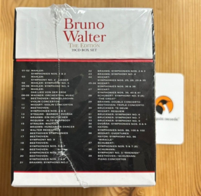 BRUNO WALTER - THE EDITION 39CD BOX SET BRAND NEW SEALED | eBay