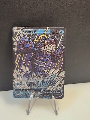Kyogre CUSTOM Stained Glass Holo Van Gogh Shiny Pokemon Card Kyogre CUSTOM Stained Glass Holo Van Gogh Shiny Pokemon Card