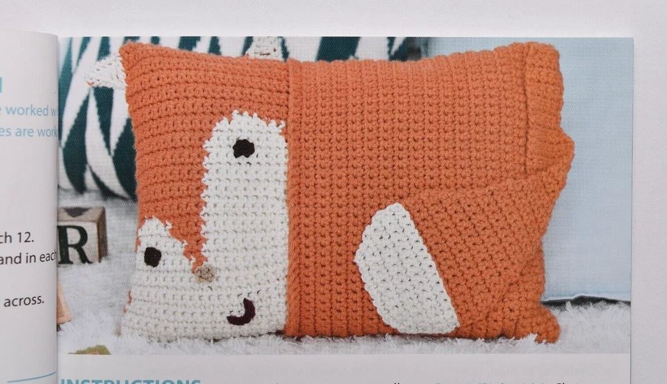 Leisure Arts Animal Pillows - 8 Crochet Designs - By Tara Cousins - Image 4 of 4