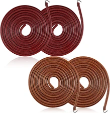 4 Pieces Treadle Sewing Machine Belt 72 X 3/16 Inch Sewing Machine Leather Belt