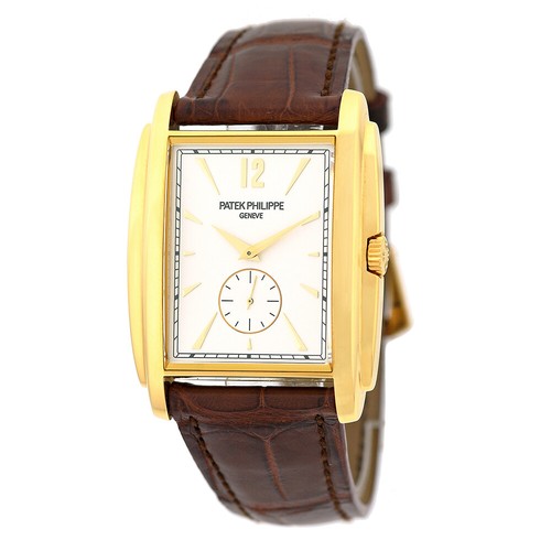 PATEK PHILIPPE 18K Yellow Gold Gondolo Tank 5124 J Box Warrant...