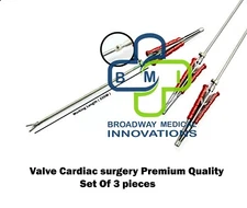 Valve Cardiac surgery Premium Quality Set Of 3 pieces Surgical Instruments Set