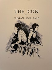 TEGAN AND SARA THE CON Silkscreen Art Print by Emy Storey 2007 Poster