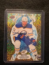 2020-21 U.D. Ice Rookie Green Parallel Mattias Samuelsson Buffalo Sabres #119