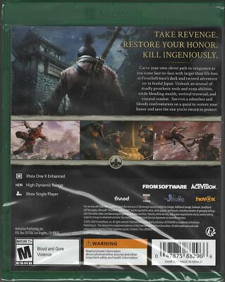 Sekiro Shadows Die Twice Xbox One (Brand New Factory Sealed US