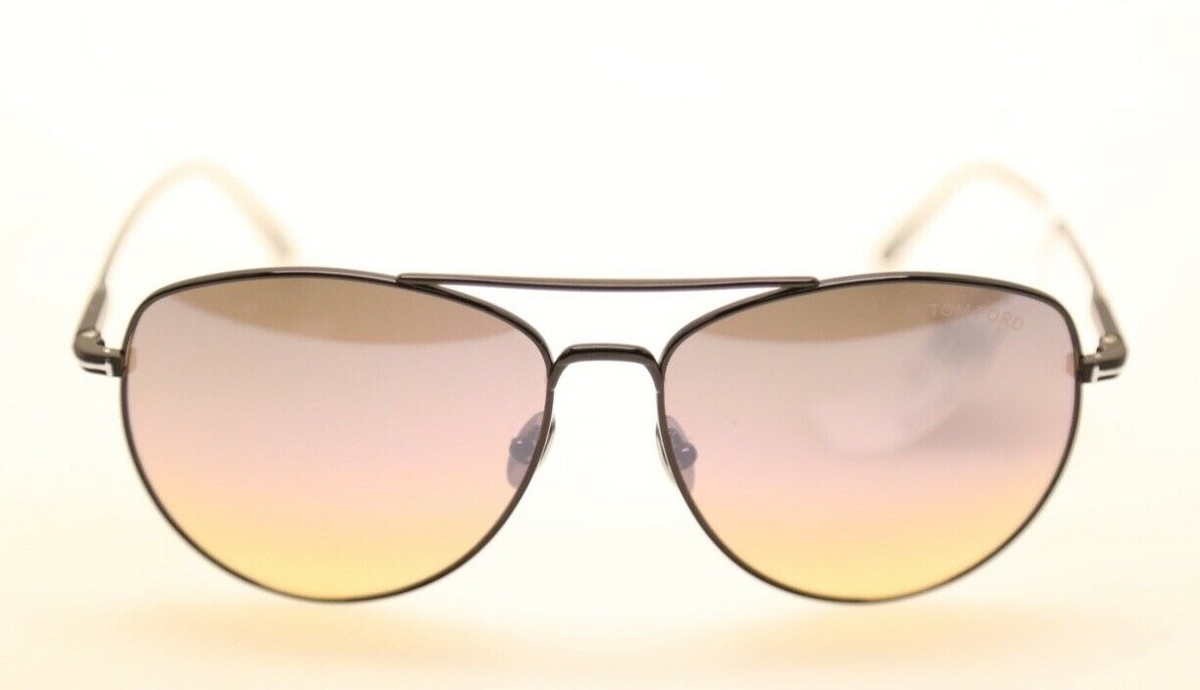 TOM FORD Milla TF784 FT0784 01C Shiny Black/Smoke Mirror Lens