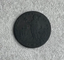 1794 Lincolnshire Spalding Conder Token D&H-4 - "IENNING'S SPALDING..." - PVC L2