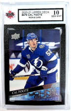 2020-21 Upper Deck #476 Cal Foote YG RC | KSA GRADED GEM MINT 10