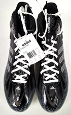 Adidas CrazyQuick Mid Football Cleats (Black/White)