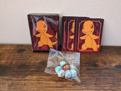 Pokemon TCG Obsidian Flames Charmander 65 Card Sleeves Dice and 4 Card  Dividers | eBay