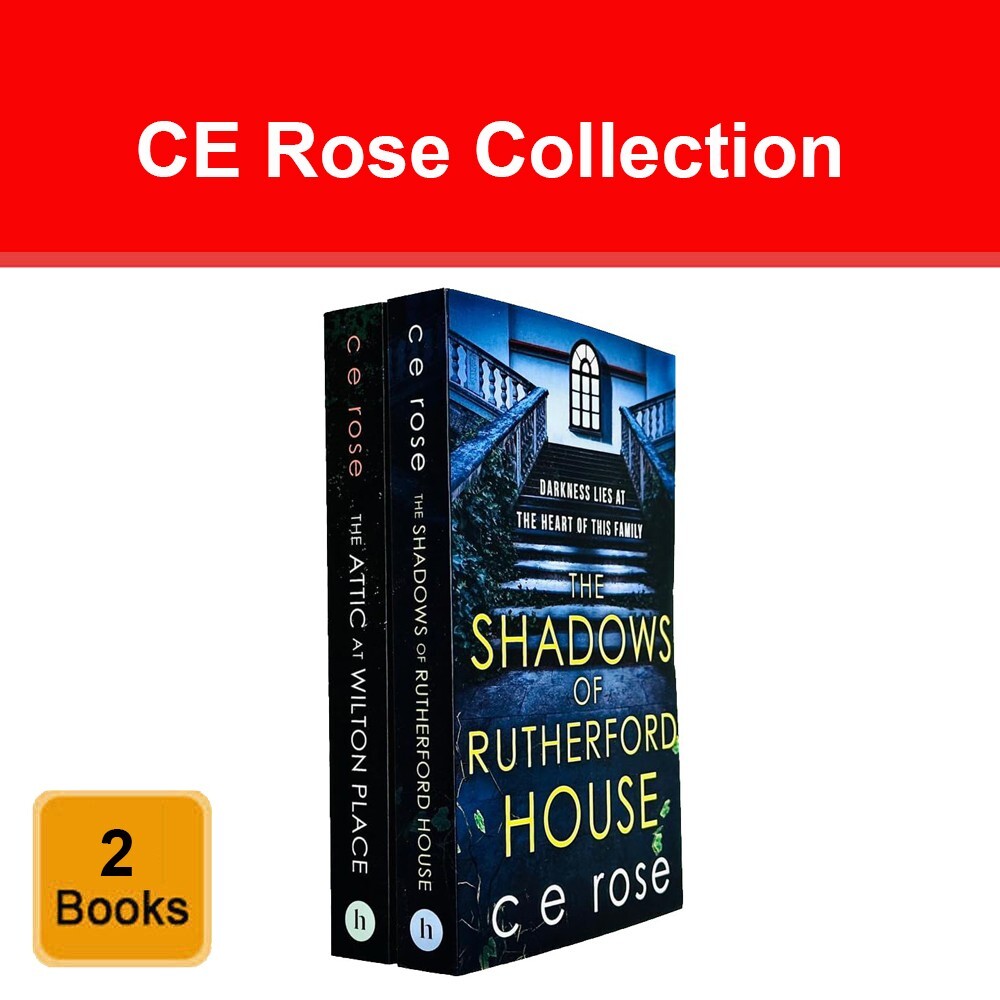 CE Rose Collection 2 Books Set Shadows of Rutherford House,Attic at Wilton Place