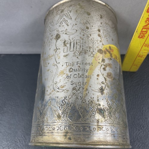 Contenedor de azúcar de latón plateado vintage la mejor calidad del azúcar cubano - Imagen 4 de 6