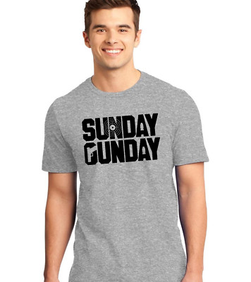 Sunday Gunday Shooting/Target Practice/Second Amendment Tshirt~ Ladies or Unisex