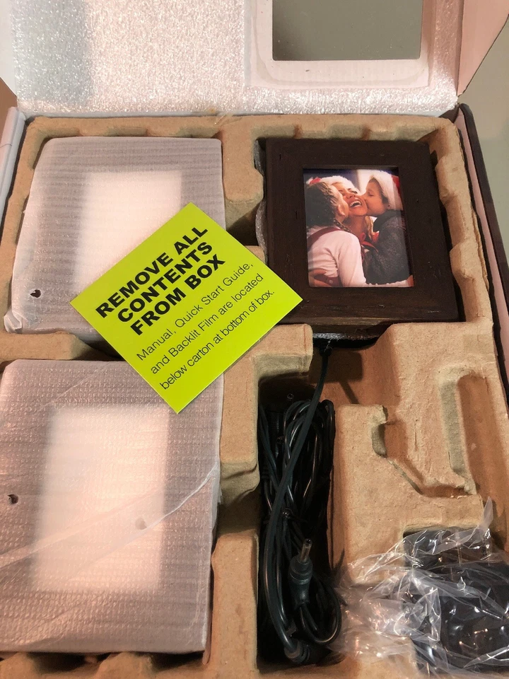 Polaroid 5 фото рамка струнных инструментов свет коробки светодиодный подсвечник искусственно состаренное дерево - Изображение 3 из 4