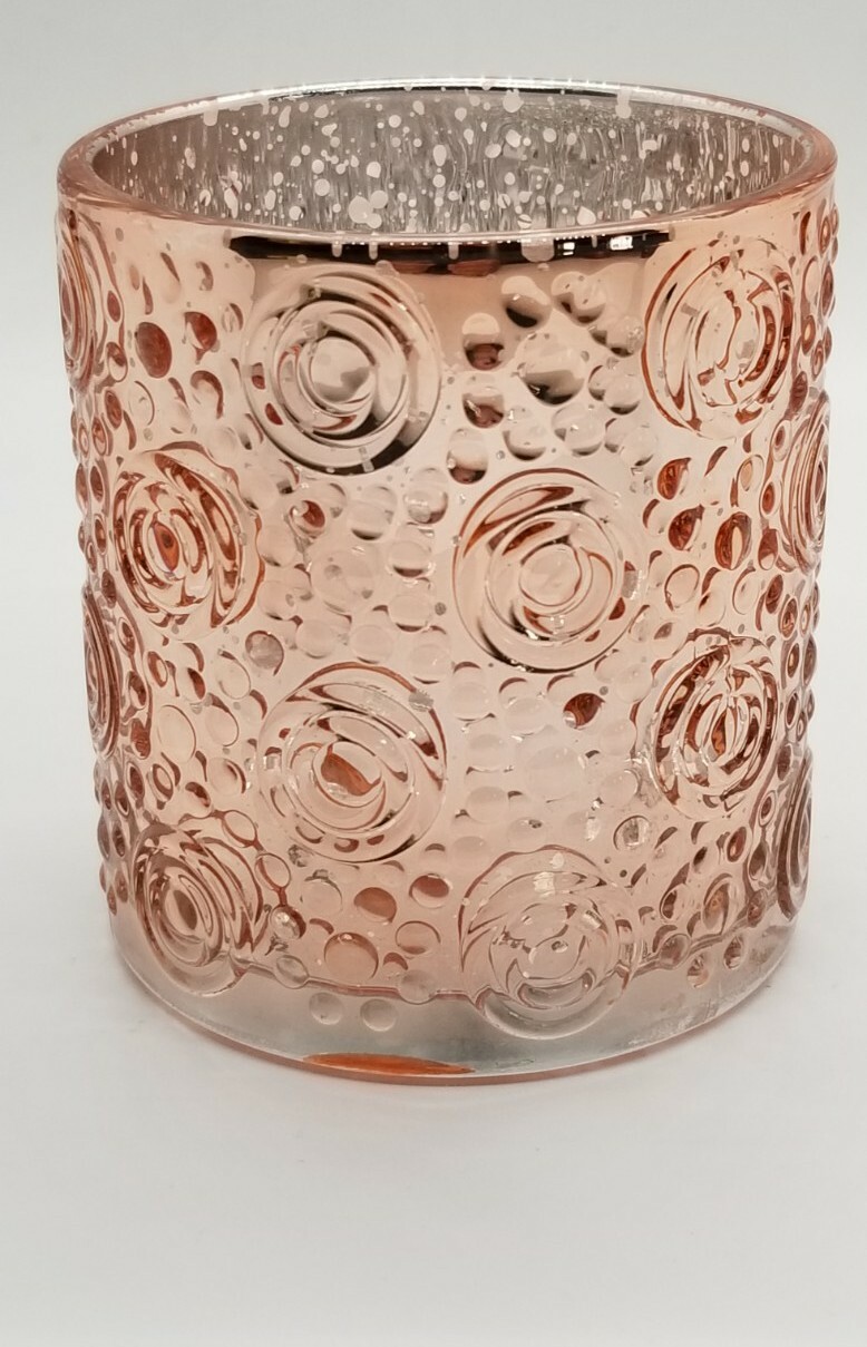 RICHLAND ROSE GOLD NADINE MERCURY TEA LIGHT - CANDLE HOLDER NEW FREE SHIPPING 