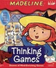 Madeline: Thinking Games PC CD room house math matching sorting music TV game 