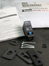 One Parker PS3441B49P Solenoid Kit w Non-Locking Flush Manual Override PS1E NEW