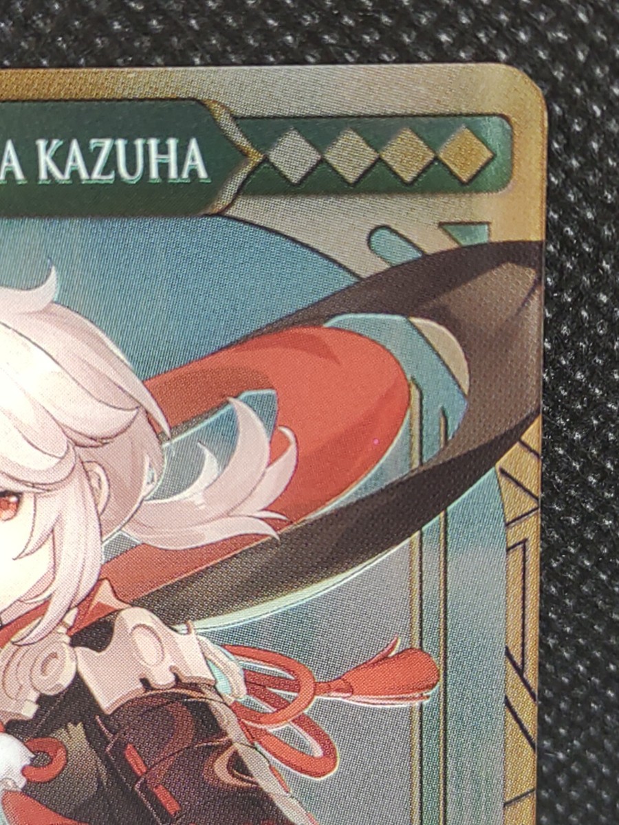 Genshin Impact Kazuha Kaedehara Metal Card Bandai Japanese TCG