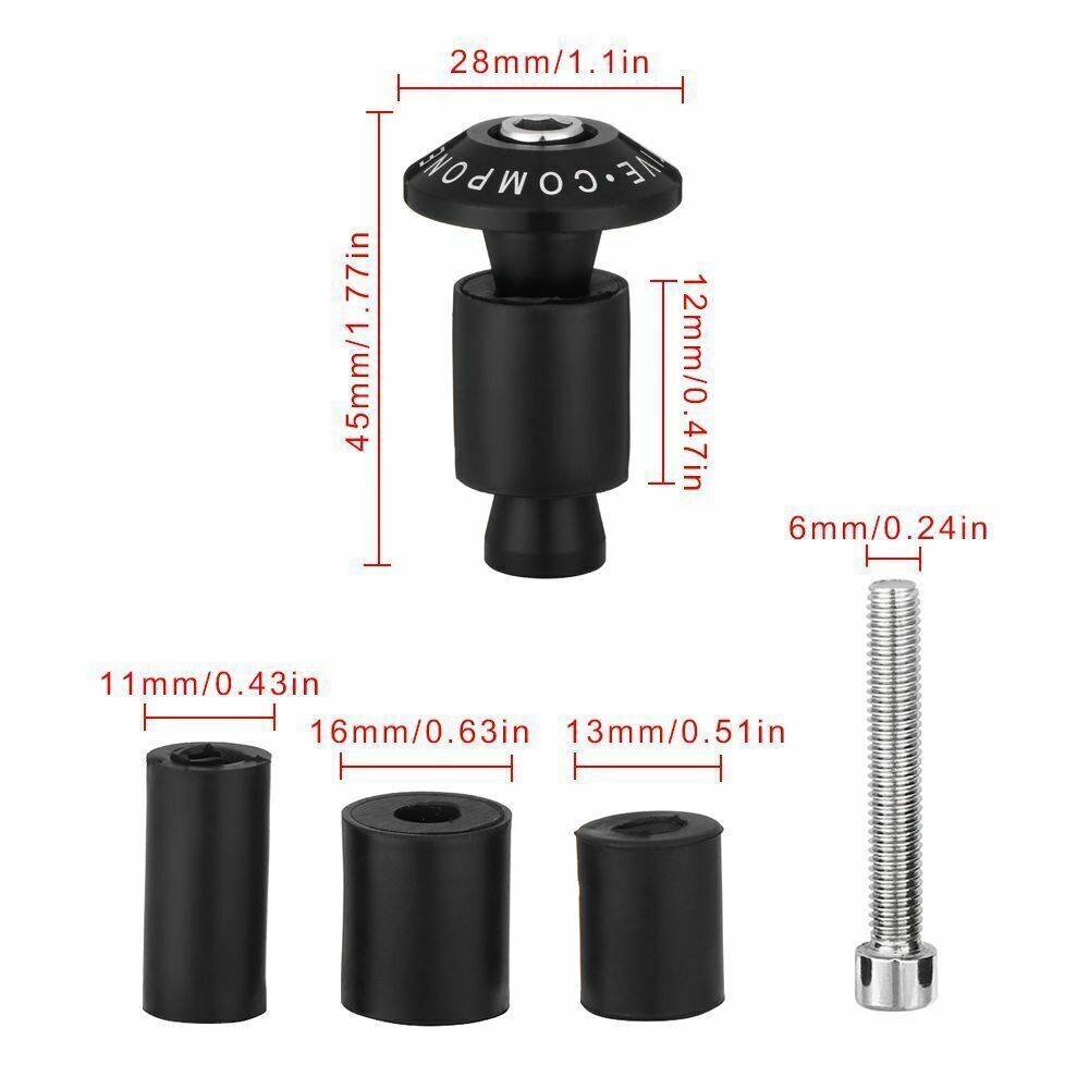 Universal Bar Ends Bar Ends Motorcycle Motorbike Handlebar End Weights