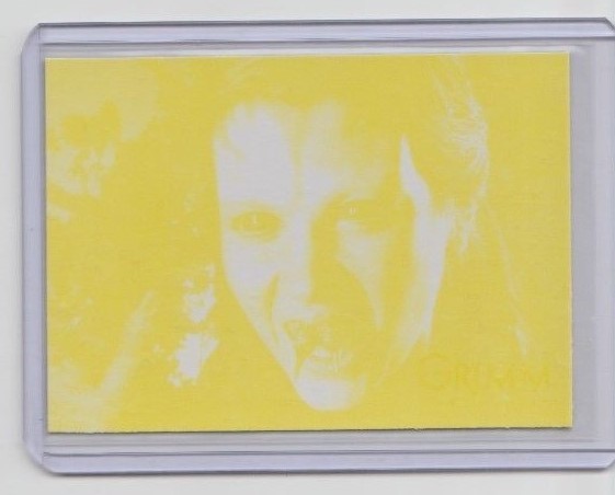 Grimm TV-Show Yellow Parallel Trading Card #36
