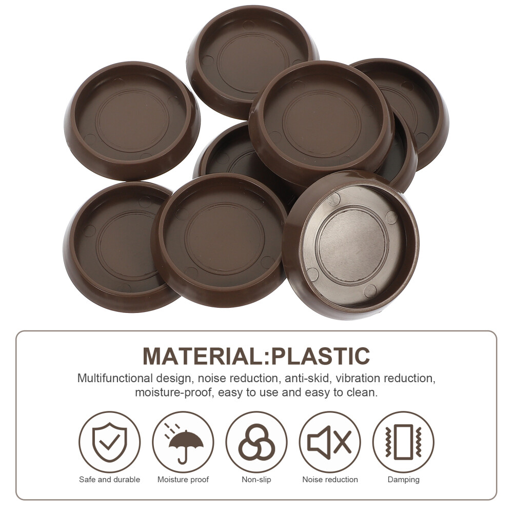 10 Pcs Bed Supplies Carpet Protector Cups Household Furniture Coasters