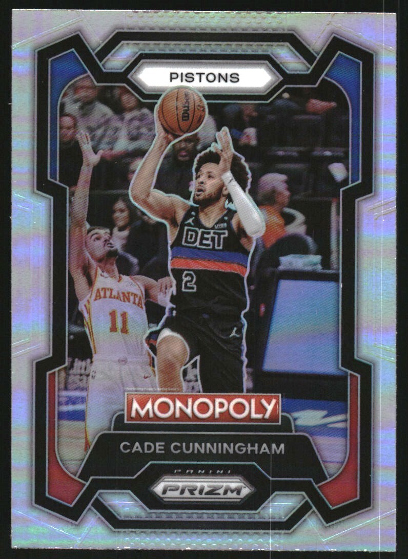 2023-24 PANINI PRIZM MONOPOLY SILVER #25 CADE CUNNINGHAM