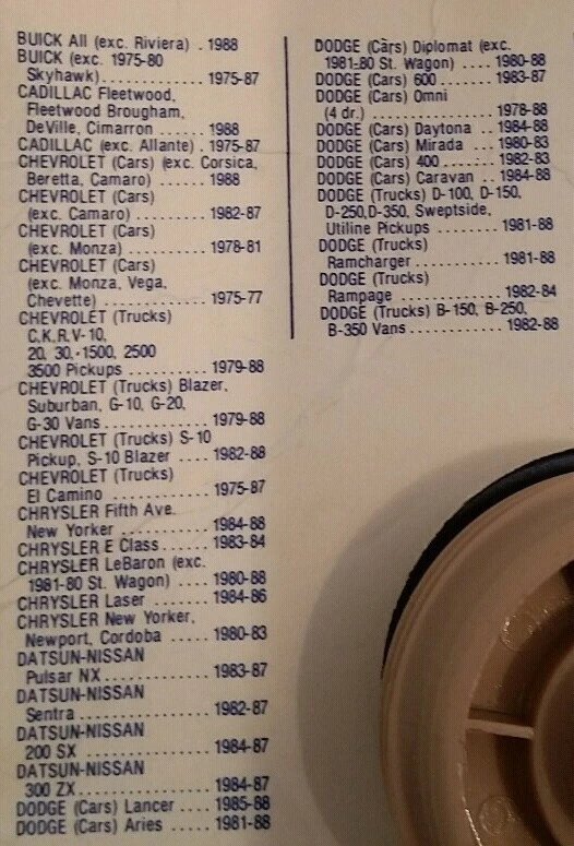 Tapa de combustible NOS Stant BG 817 - Ford, Dodge, Chevrolet, Buick, Toyota, Pontiac, etc. Foto 3 de 4