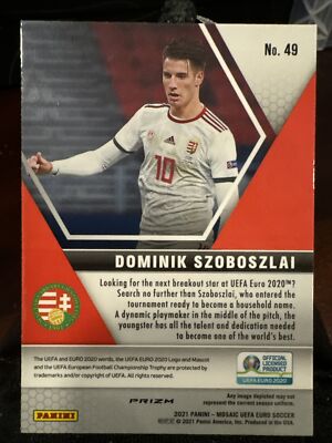 Dominik Szoboszlai 2021 Panini Mosaic UEFA Euro Base Mosaic RC | eBay