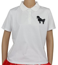 New 50s Style White Poodle Shirt  Adult Size XL- 2XL
