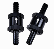 Fuel Check Valve One Way 38 10mm Od Inline Non Return Diesel Gasoline 2pcs