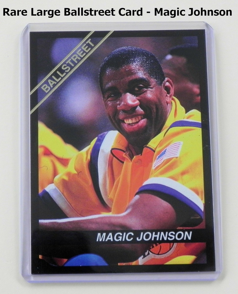 MAGIC JOHNSON 1992 Ballstreet Gold Card _ One of A Kind _