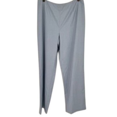 Due Per Due Womens Light Blue Dress Pants side zip lined Size 10 | eBay