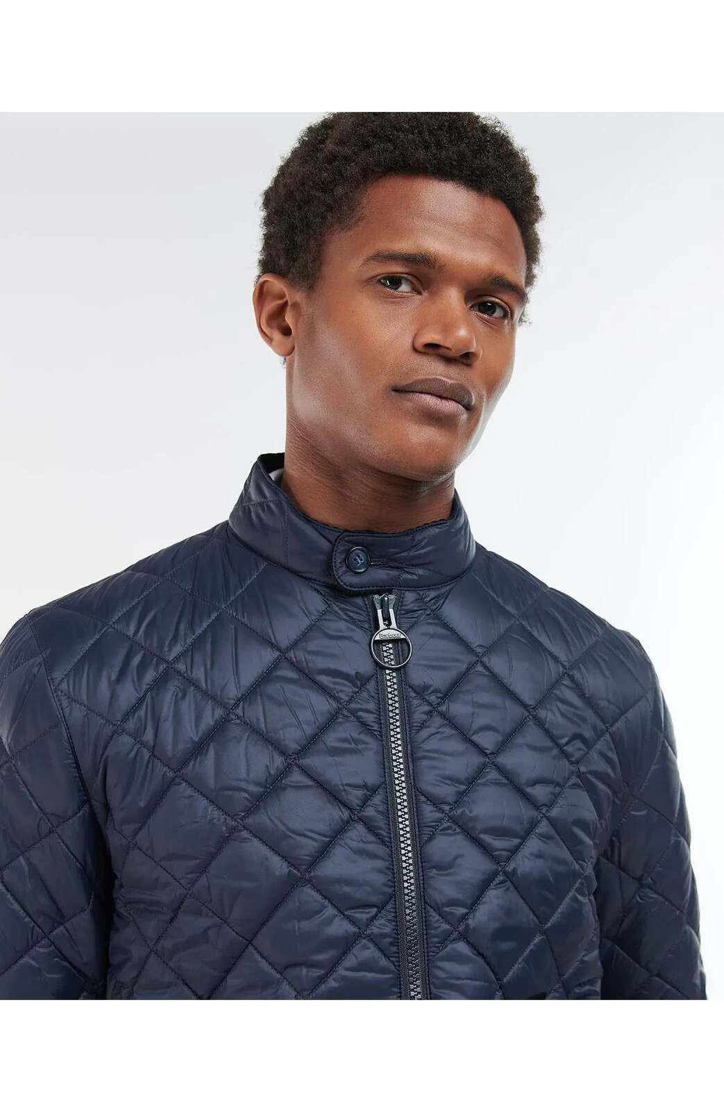 Barbour Mens Biddel Navy Blue Quilted Jacket X6204 Size XXL image 5