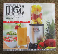 THE ORIGINAL MAGIC BULLET SPECIAL EDITION 7 PIECE BLENDER SET