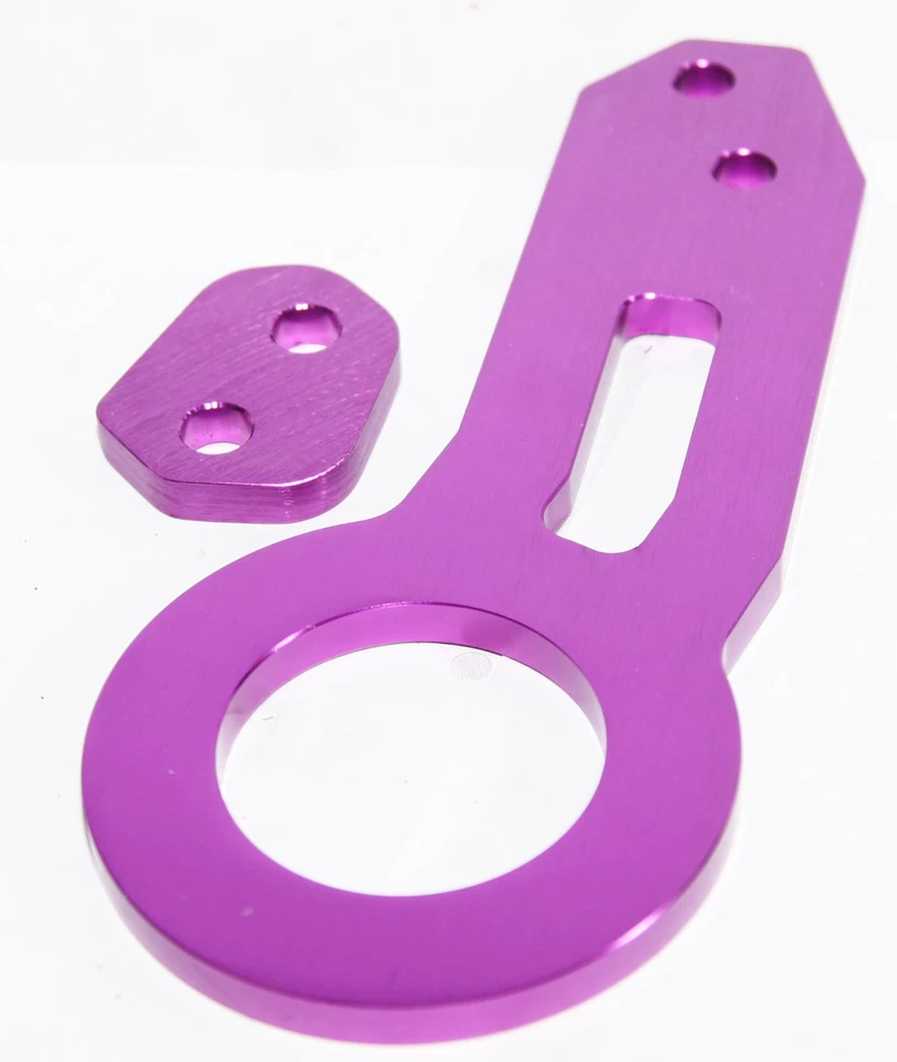 10PC Purple REAR Universal Anodized CNC Billet Aluminum JDM Tow Hook - Изображение 3 из 4