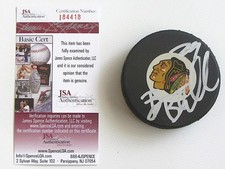 BRYAN BICKELL Signed PUCK 2013 CUP CHICAGO BLACKHAWKS - JSA #I84418