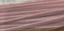 vintage 3/16" velvet 5mm ribbon trim mauve 3yds made in Switzerland