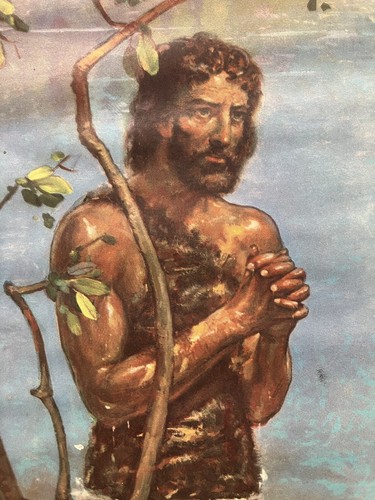 Antique Vtg Jesus Religious Picture Print by Ralph Pallen Coleman 1953 - Picture 3 of 12