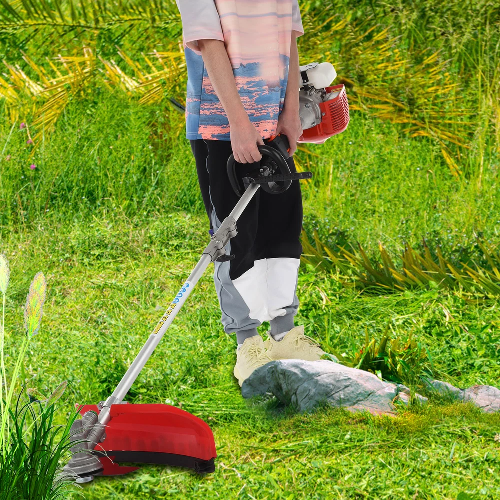 5-in-1 Multi Tool Kit with 52cc Petrol Hedge Trimmer Chainsaw Brush Cutter Pole Saw
